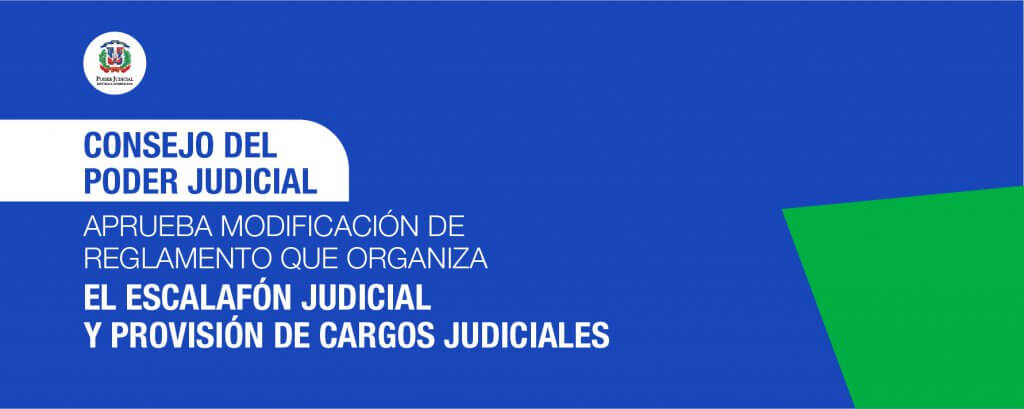 Modficación de reglamento que organiza el escalafón