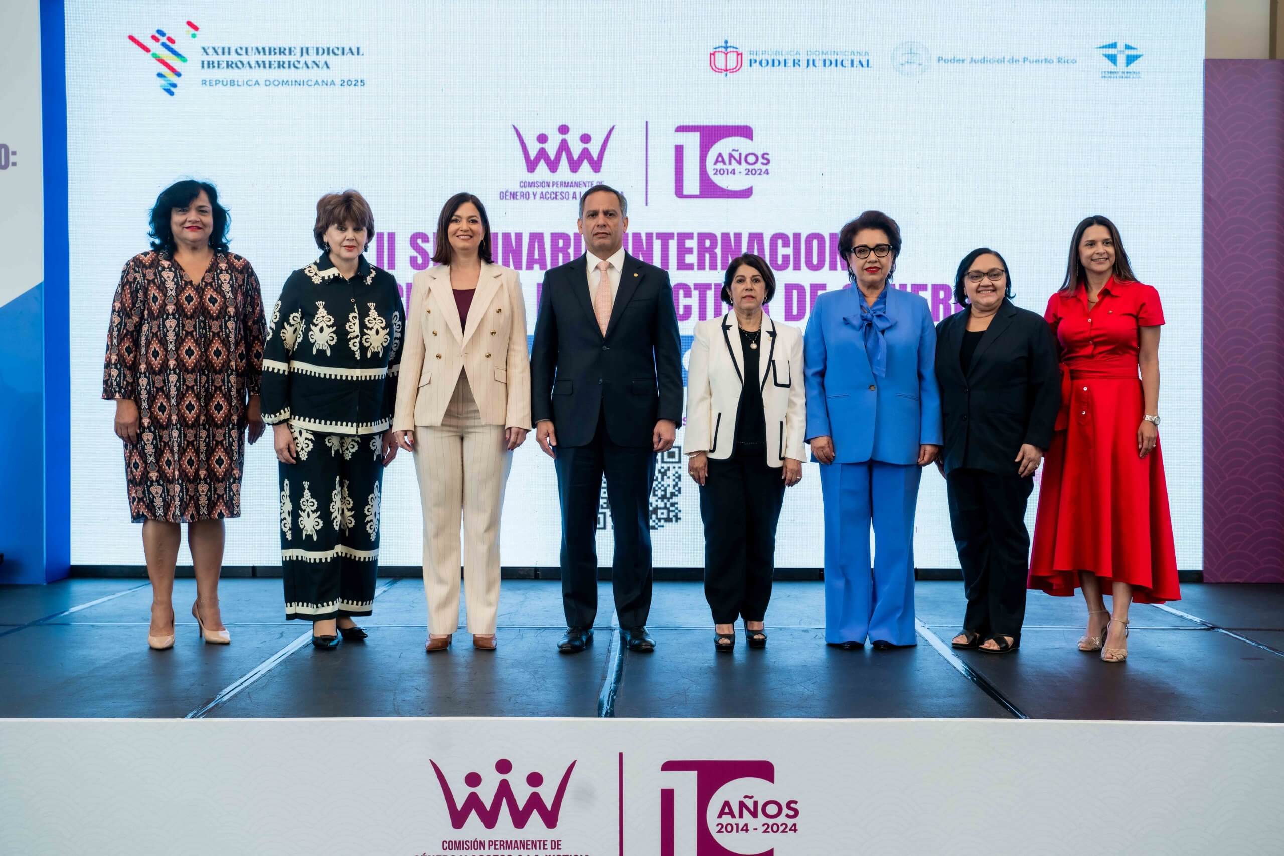 Juez presidente de la SCJ apertura seminario internacional justicia