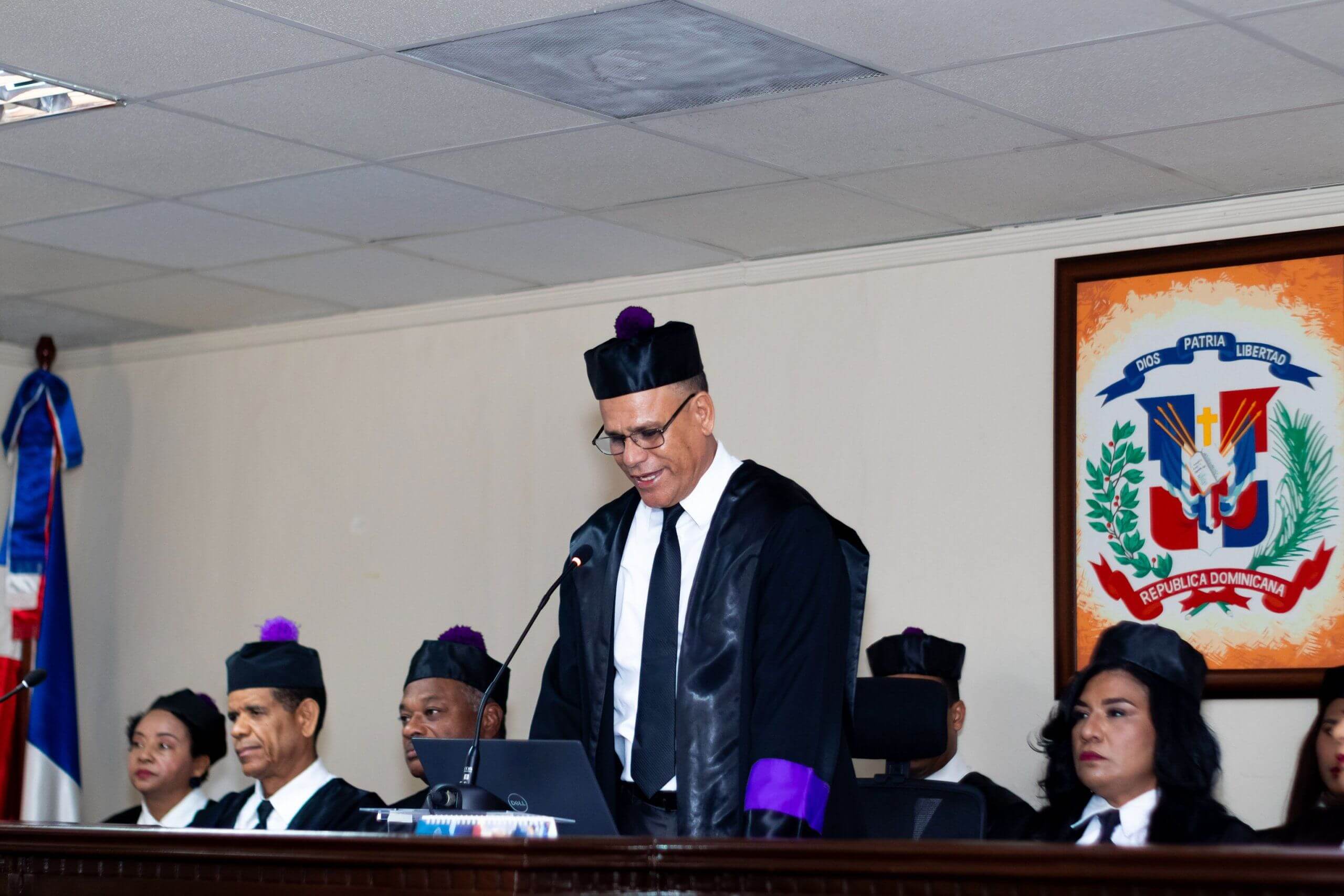 Juez asegura Departamento Judicial La Vega enfrenta la mora judicial con ahínco