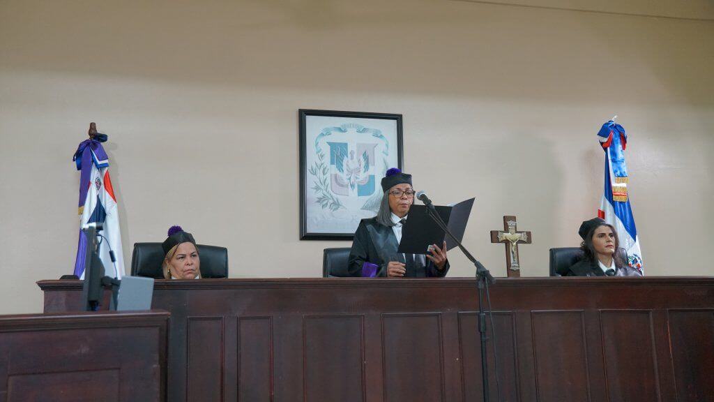 Tribunales del Departamento Judicial de Montecristi alcanzaron el 70 % de sus salas sin retardo judicial